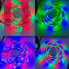 Taśma LED RGB 5m Ledy 5050 Listwa 230v 12v kolorowa na pilota + aplikacja dekoracyjne podświetlenie wnętrz do pokoju