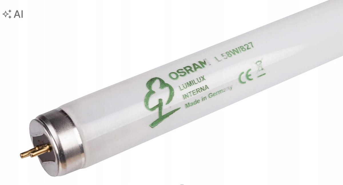 Świetlówka tradycyjna Osram 2700K 5200LM G13/T8 58W 827 150cm lampa fluorescencyjna liniowa, ciepłe białe światło do