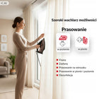 Żelazko parowe ceramiczne mocne 3000W anti-drip anti-calc strażak powłoka 3000 w