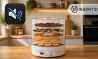 Suszarka do grzybów owoców i warzyw ziół duża 500W mocna 5 tacek regulacja dehydrator żywności, BPA free, cicha praca
