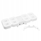 4w1 Zegar cyfrowy LED 3D ścienny stojący budzik termometr data alarm elektroniczny czasomierz do pokoju i biura, na