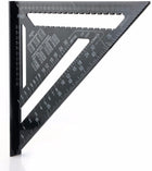 Kątownik stolarski ciesielski budowlany 300mm aluminiowy przyrząd mierniczy przymiar do trasowania, wzornik do