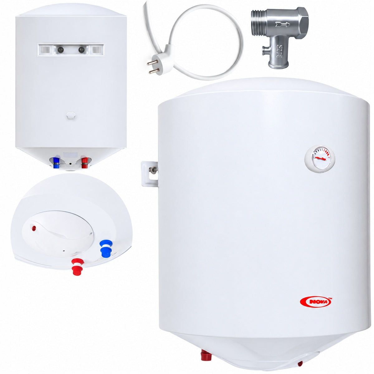 BOJLER ELEKTRYCZNY PODGRZEWACZ WODY 50L 2kW WYDAJNY ENERGOOSZCZĘDNY TRWAŁY 50 l grzałki