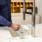 Szklany dzbanek filtrujący Wessper D4 borosilicate mini futureflow 2l biały
