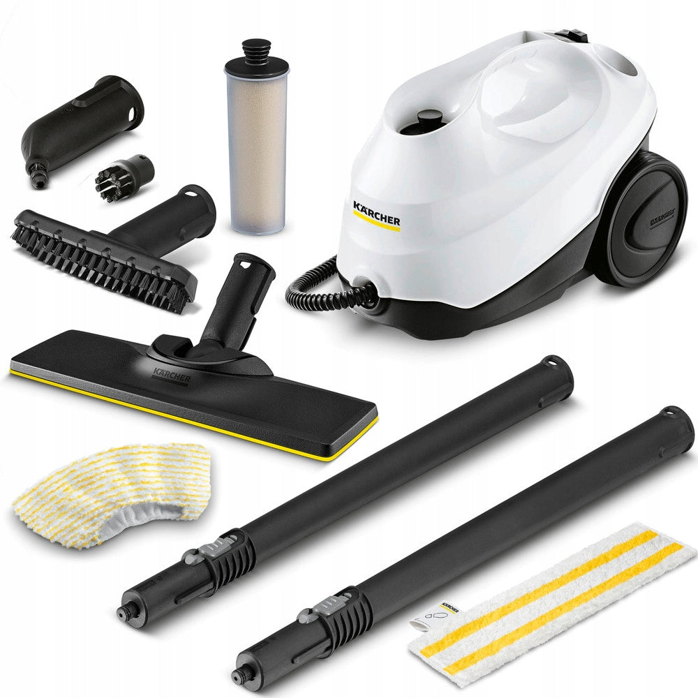 Parownica SC 3 easyfix Karcher 1900 w mop parowy do podłóg, czyszczenie parą, ciśnienie 3,5 bar, zbiornik 1 l, przewód