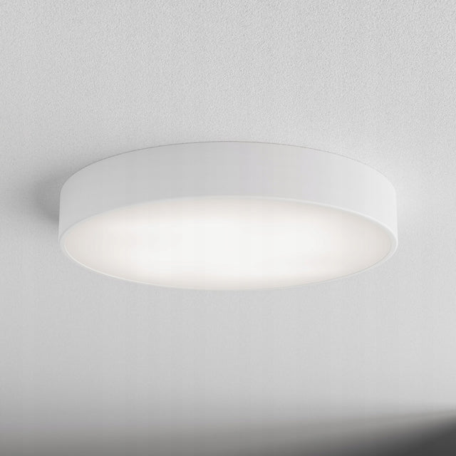 Lampa sufitowa Plafon cleo 500 Biały 50 cm okrągła oprawa oświetleniowa E27, neutralna barwa światła, głębokość 7,5 cm