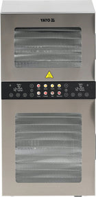 Suszarka spożywcza 20 tac, 1500W / yato YG-16001 dehydrator do owoców, warzyw, grzybów i ziół, regulacja temperatury