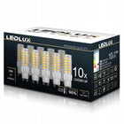 10X Żarówka LED G9 5W =55W ciepła neutralna zimna Premium ledlux nie mruga kapsułka do opraw, 440 lm, 3000 K, do lamp i