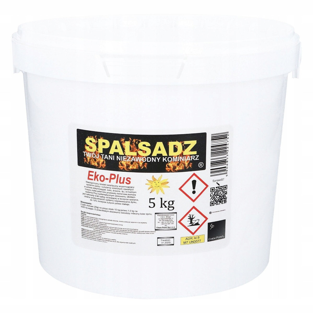 5 kg SPALSADZ DO SADZY PIECA DOPALACZ WYPALACZ komina KATALIZATOR na sadzę