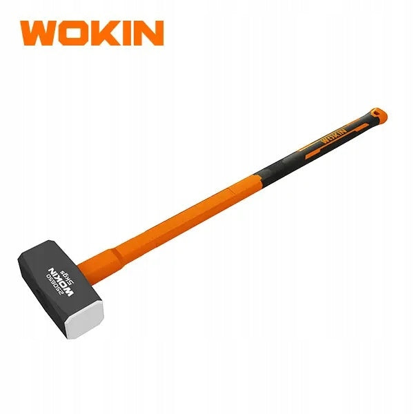 Młotek młot kamieniarski wokin 5 kg włókno szklane 900 mm do obróbki kamienia, prac budowlanych i rozbiórkowych, antypoślizgowy uchwyt