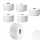 6X Papier toaletowy jumbo biały miękki mocny 2w chłonny rolka 100 m, celuloza, do WC, higiena sanitarna