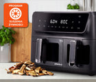Frytkownica beztłuszczowa 11l airfryer 2700W Eldom FR220 duża podwójna czarny