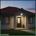Naświetlacz LED Halogen 50W IP65 Reflektor Lampa z Czujnikiem Ruchu 3 barwy oświetlenie zewnętrzne 5500 lm 4000 K do