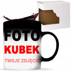 Kubek magiczny z dowolnym nadrukiem zdjeciem foto grafika prezent personalizowany upominek na dzień kobiet walentynki