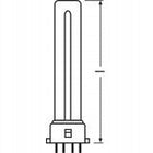 Świetlówka kompaktowa 2G7 11W 4000K Osram dulux S/E lampa rurkowa liniowa 900 lm, neutralna biel do opraw