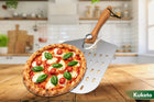 Łopata do pizzy perforowana szufla taca stal nierdzewna inox profesjonalna chleb, ciasta, wypieki, średnica 30,5 cm