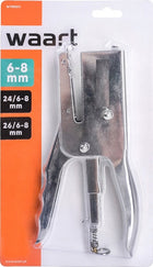 Waart zszywacz szczypcowy nożycowy przemysłowy metalowy zszywki 6-8mm ręczny do łączenia materiałów, zakres długości
