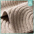 Dywan Do Pokoju 200x300cm Salonu Nowoczesny Prostokątny Geometryczny 3D Beż z polipropylenu do wnętrz