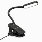 LAMPKA LED PRZEWODOWA DO CZYTANIA Z KLIPSEM I KABLEM USB-C 80 CM oświetlenie biurka, lampa robocza, czarna, zasilanie