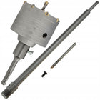 OTWORNICA KORONKA FREZ BETONU 150mm 2xadapter SDS+ 60cm do cegły i kamienia, wiertło koronowe do wykonywania otworów