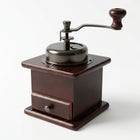 Młynek ręczny klasyczny do kawy przypraw pieprzu retro z szufladą regulacja 11.5 cm /Wzór drewno