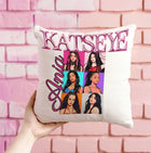 Zestaw poduszka kubek z imieniem kpop katseye chaos tour girlsband prezent gadżet dekoracyjny z nadrukiem, upominek dla