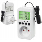 Regulator Temperatury Pokojowy Termostat Elektroniczny 230V Gniazdo 16A sterownik