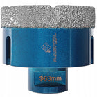 KORONKA DIAMENTOWA 68MM OTWORNICA WIERTŁO M14 DO TWARDEGO GRESU PŁYTEK PRO ceramika, kamień, beton, cegła, praca na