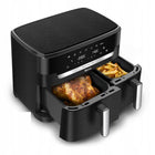 Frytkownica beztłuszczowa tefal EY9428E XXL 11l 2700W dwukomorowa Air Fryer czarny