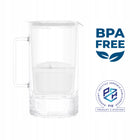 Szklany dzbanek filtrujący Wessper D4 borosilicate mini futureflow 2l biały