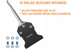 Solidne dłuto firecore SDS plus podwyższona odporność szerokie 100x250mm płaskie do skuwania betonu, płytek i fug