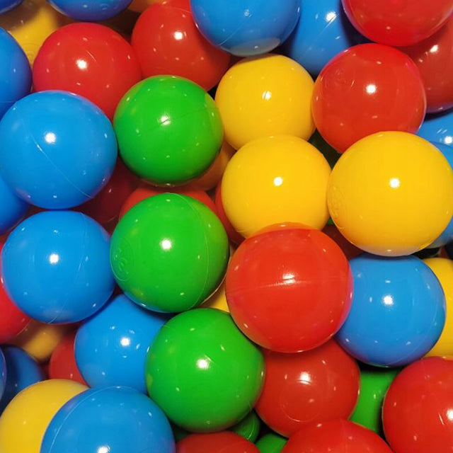 Piłki, kulki do suchego basenu 300 szt. 6 cm El-term piłeczki wielokolorowe, zabawka dla dziecka od 12 miesięcy do kojca, lekkie kuleczki dla malucha