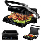Grill elektryczny kontaktowy panini składany MPM PSC-140/B czarny 2200 w nominalna