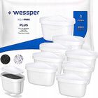 7x filtr wessper aquamax plus aqua MAX Plus do wody do dzbanka brita dafi kartridże wymienne, uzdatnianie, wydajność