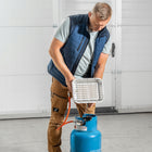 Promiennik gazowy SŁONECZKO na butle DEDRA piecyk na gaz grzewczy 4,6kW LPG 4600 W