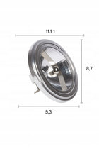 Żarówka Halogenowa Halogen Lamp AR111 50W 12V G53 2800K 45° patron reflektor, ciepła biel, 700 lm, do oświetlenia