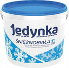 Jedynka Śnieżnobiała Farba biała emulsyjna do ścian dobre krycie matowa 10l akrylowa, do malowania powierzchni