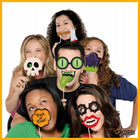 GIRLANDA HAPPY HALLOWEEN BALONY DUCHY ZESTAW REKWIZYTY DO ZDJĘĆ TOPPER 72el ozdoby na przyjęcie, akcesoria do fotobudki