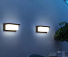 Lampa Elewacyjna Ogrodowa 12W LED Kinkiet Zewnętrzny Modern Czujnik Ruchu oprawa na fasadę aluminiowa czarna