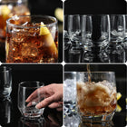 SZKLANKI DO NAPOJÓW DRINKÓW WHISKY SOKU ZESTAW 6szt SZKLANEK KOMPLET 215 ml przezroczyste, można myć w zmywarce