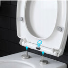 Aquauno wisząca miska WC podwieszana rimless + deska wolnoopadająca vela odpływ poziomy do łazienki