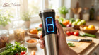 Mocny blender ręczny 1800W Claro Uno wielofunkcyjny mikser turbo 24 poziomy
