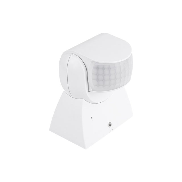 Czujnik ruchu PIR naścienny 2 sensory IP65 Biały detektor obecności, automat do sterowania oświetleniem, do lamp