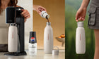 Butelka termiczna SodaStream Fizz&Go0.9l do gazowania wody stal nierdzewna bidon na napoje gazowane, pojemnik metalowy