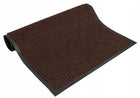 Wycieraczka do butów domu pod drzwi wejściowa duża gumowa mocna 60X90 cm mata tekstylna PVC brązowa wewnętrzna 7 mm