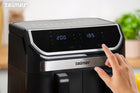 Frytkownica beztłuszczowa zelmer frytownica piekarnik podwójna AIR fryer 9l czarny