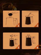 Zaparzacz do kawy French Press ze stali nierdzewnej 304 w biurze domowym 350 ML Praska tłokowa do herbaty, srebrna