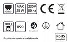 Lampa Sufitowa Żyrandol Plafon Tuby Metal SPOT BG3 LED 3xGU10 Biała oprawa 3-punktowa do salonu, kuchni i korytarza