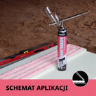 Pianoklej do styropianu EPS XPS PF MW GP zimowy szybki 800ml na 10m2 płyt pianka klejąca, mocowanie izolacji termicznej
