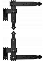 Zawias kątowy do okiennic 25X23 CM kuty retro 2szt